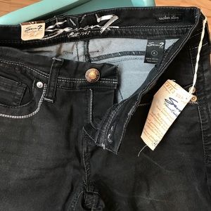 ✨Seven 7 Black NWT black denim jeans